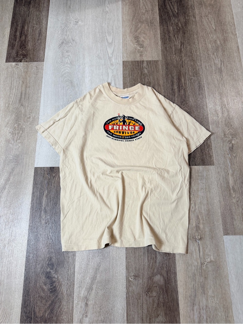 Vintage 2001 Winnipeg Fringe Festival Staff T-Shirt